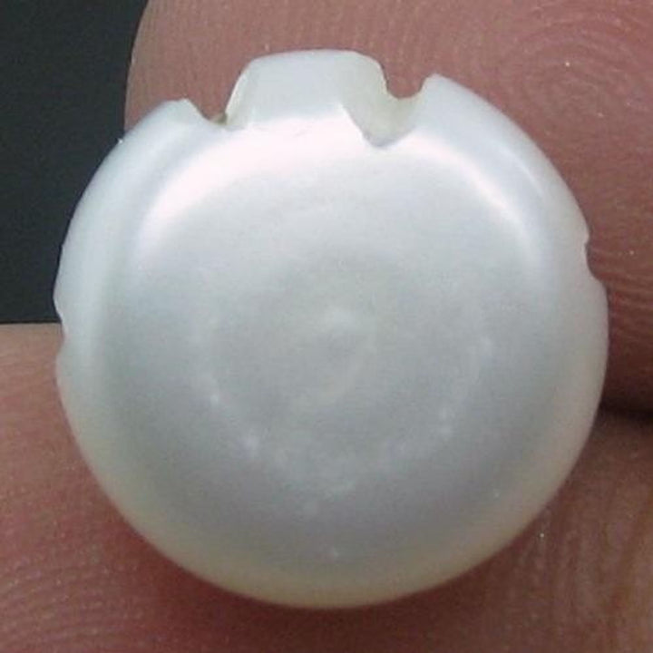 7.3Ct Real Natural Pearl Carved Lord Ganesha For Wealth & Prosperity