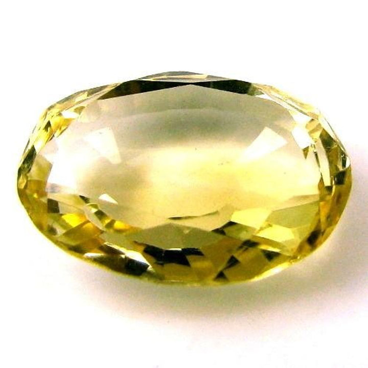 Fine-Quality-4.6Ct-Natural-Yellow-Citrine-(Sunella)-Oval--Faceted-Gemstone