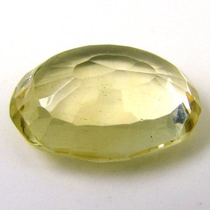 Fine Quality 4.6Ct Natural Yellow Citrine (Sunella) Oval  Faceted Gemstone