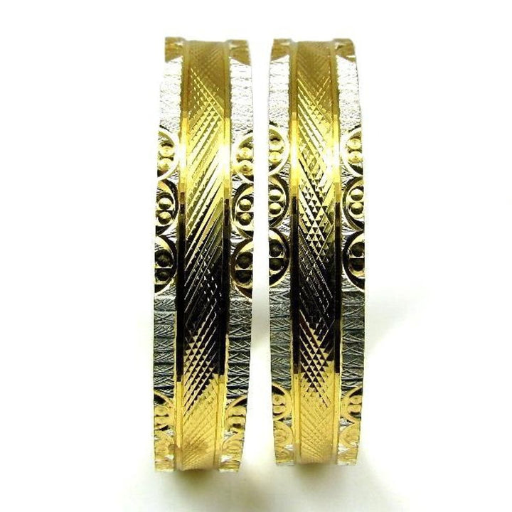 Gold Plated Bridal Fashion Jewelry Bracelet Set Size 2.6