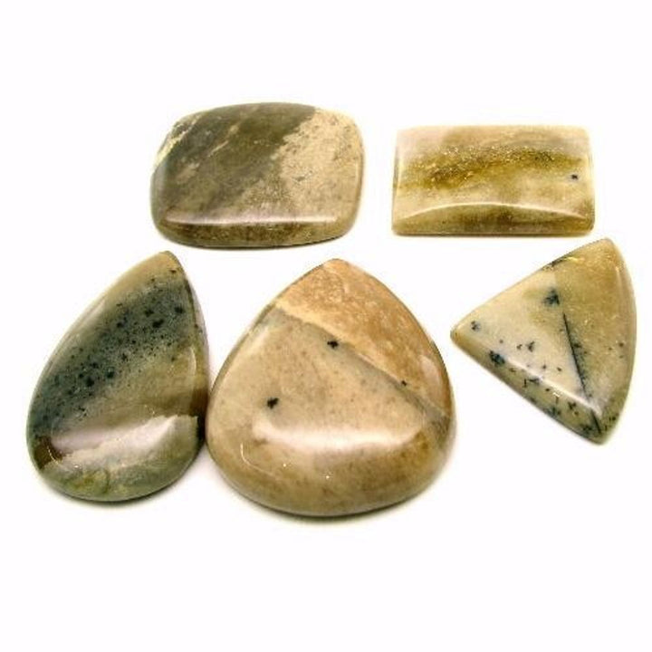 Selected-307.6Ct-5pc-Wholesale-lot-Natural-Picture-Jasper-Cabochon-Gemstone