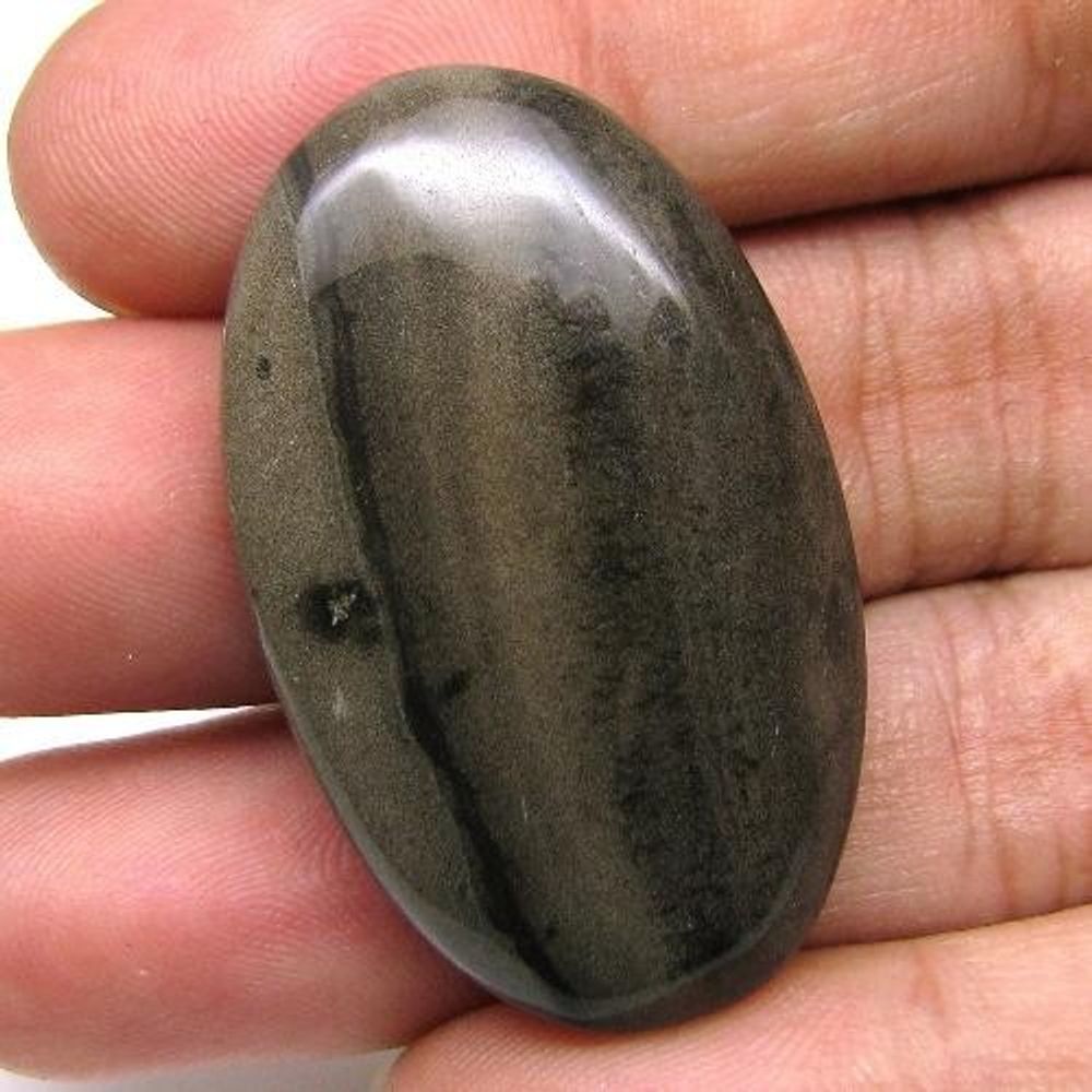 Amazing Textures Lustrous 35.4Ct Natural Jasper Oval Cabochon Gemstone