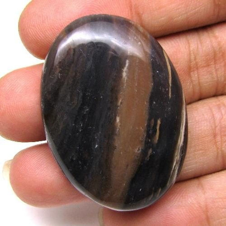 Amazing Textures Lustrous 51.8Ct Natural Jasper Oval Cabochon Gemstone