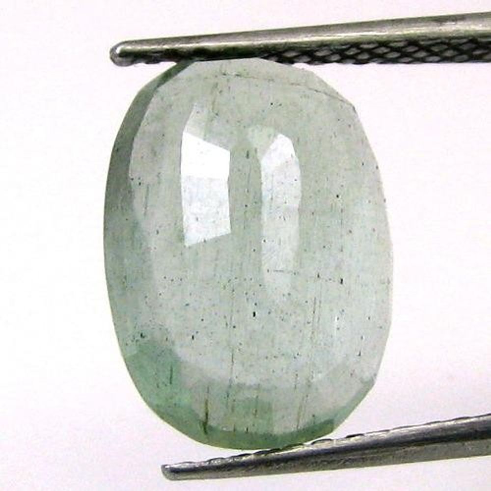 4Ct Natural Aquamarine (Barooz) Oval Faceted Gemstone