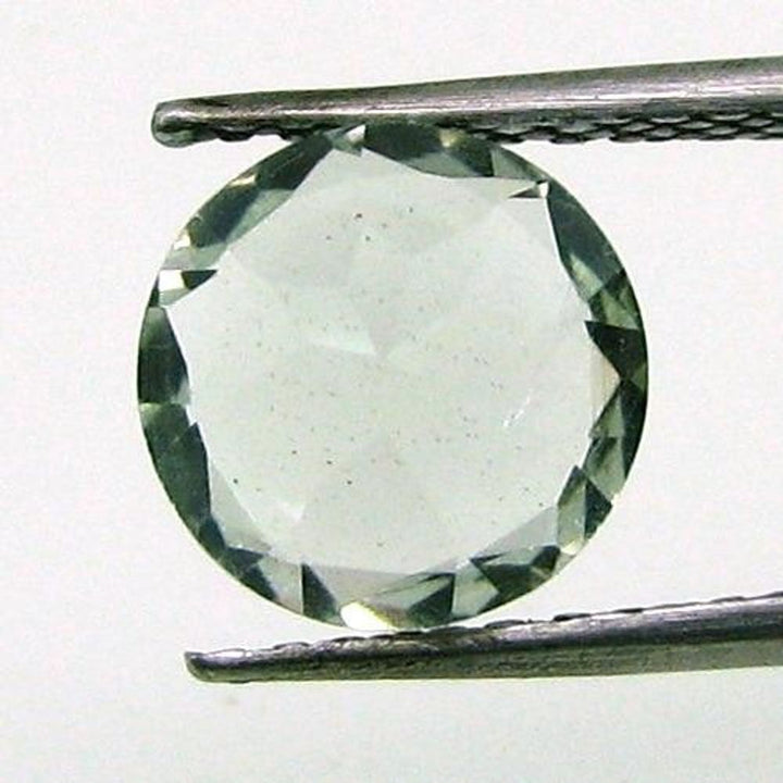 Lustrous 1.9Ct Green Amethyst Round Cut Gemstone