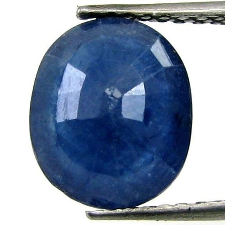4.55Ct Natural Blue Sapphire (Neelam) Oval Cut Gemstone