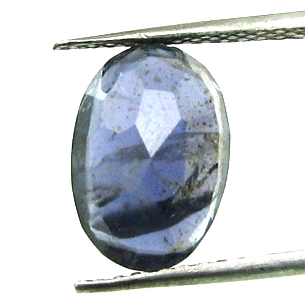 Certified 2.99Ct Natural Iolite Kaka Nilli Gemstone Substitute Of Blue Sapphire