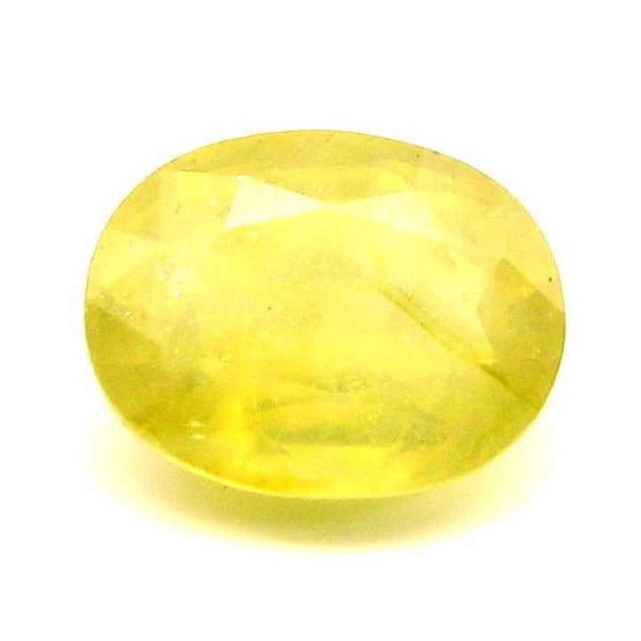 Lab-Certified-6.88Ct-Natural-Yellow-Sapphire-(Pukhraj)-Oval-Cut-Gemstone