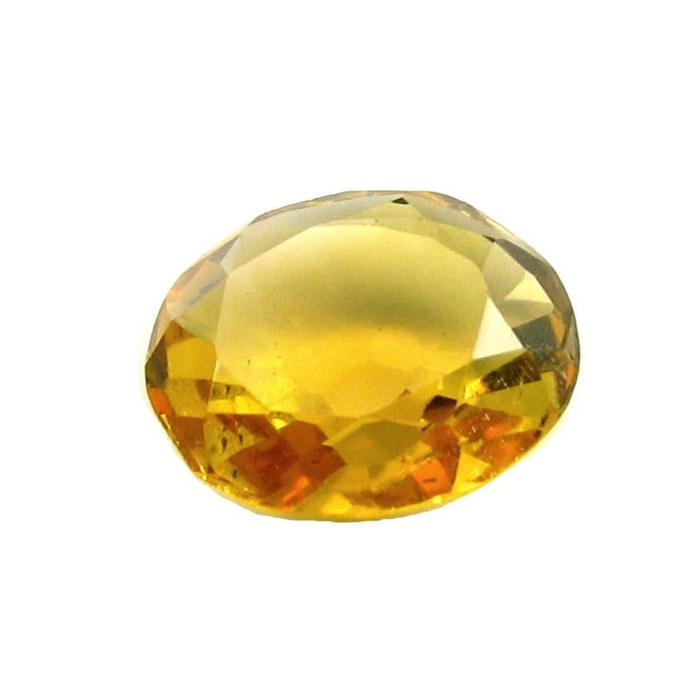 3.1Ct Natural Yellow Citrine (Sunella) Oval Cut Gemstone