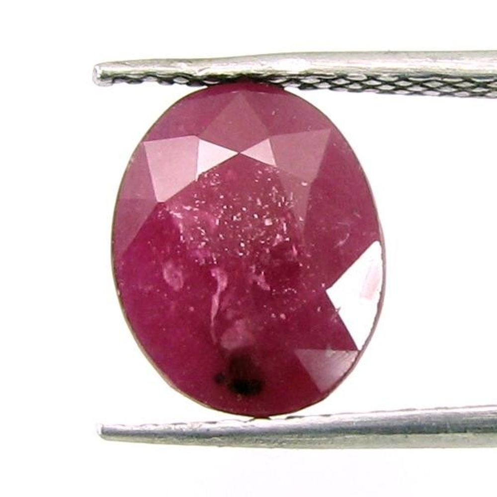 Lustrous 4.35Ct Natural Ruby (Manik) Oval Cut Gemstone for Sun