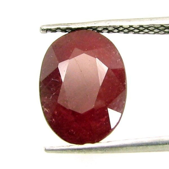 Shinny 4.95Ct Natural Ruby (Manik) Oval Cut Gemstone for Sun