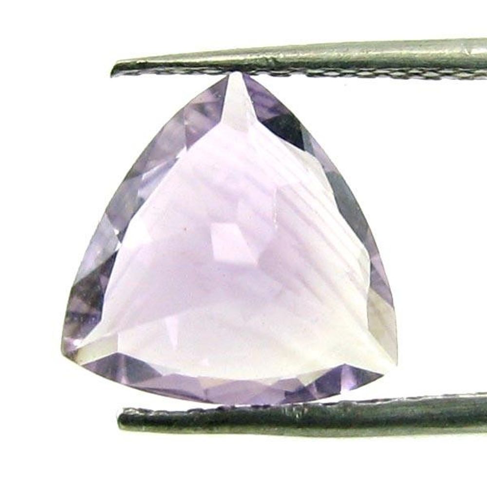 2.6Ct Natural Amethyst (Katella) Triangular Faceted Gemstone