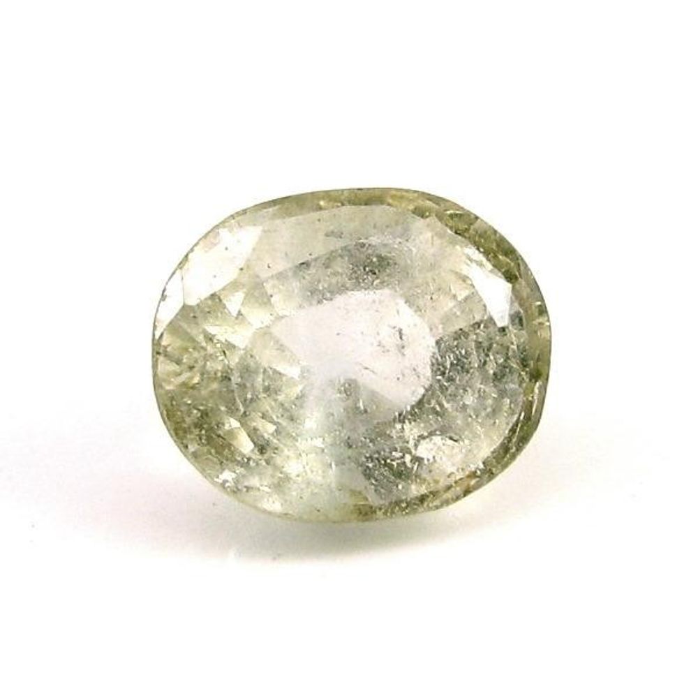 9.4Ct-Natural-White-Topaz-Oval-Faceted-Gemstone