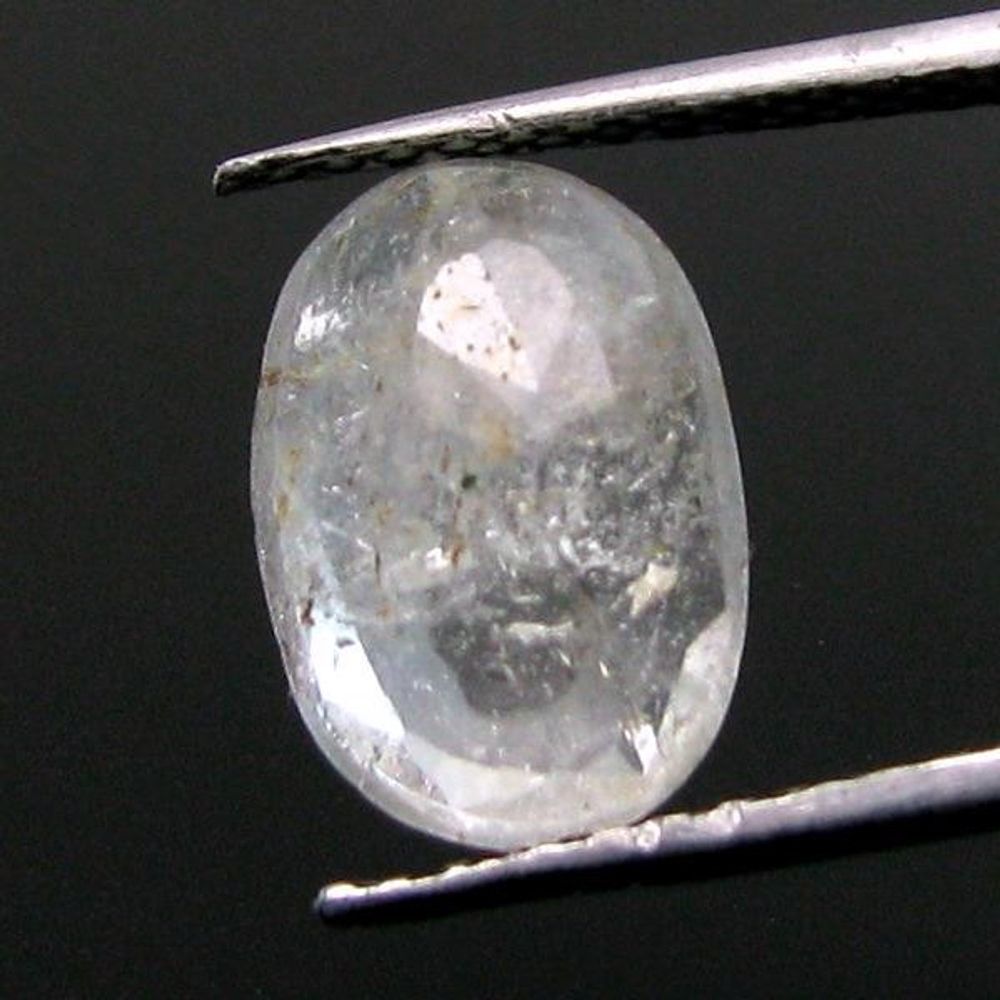 4.15Ct Natural White Topaz Oval Faceted Gemstone