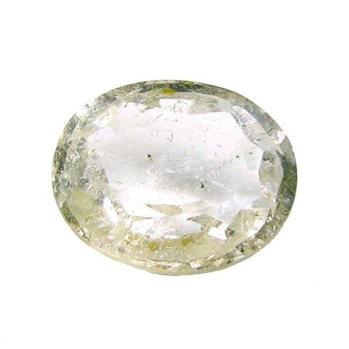 7.8Ct-Natural-White-Topaz-Oval-Faceted-Gemstone