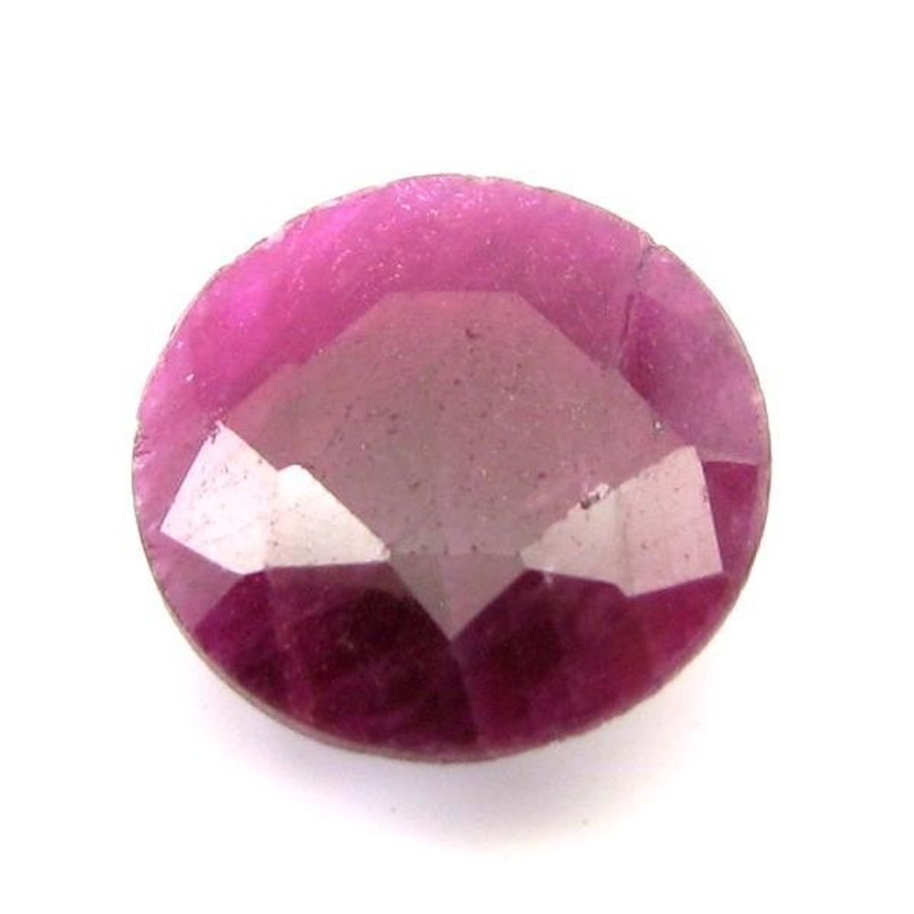 7.4Ct-Natural-Untreated-Ruby-(MANIK)-Round-Cut-Rashi-Sun-Gemstone