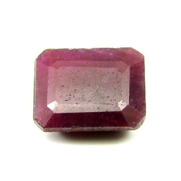 Certified 3.40Ct Natural Ruby Rectangle Cut Rashi Gemstone
