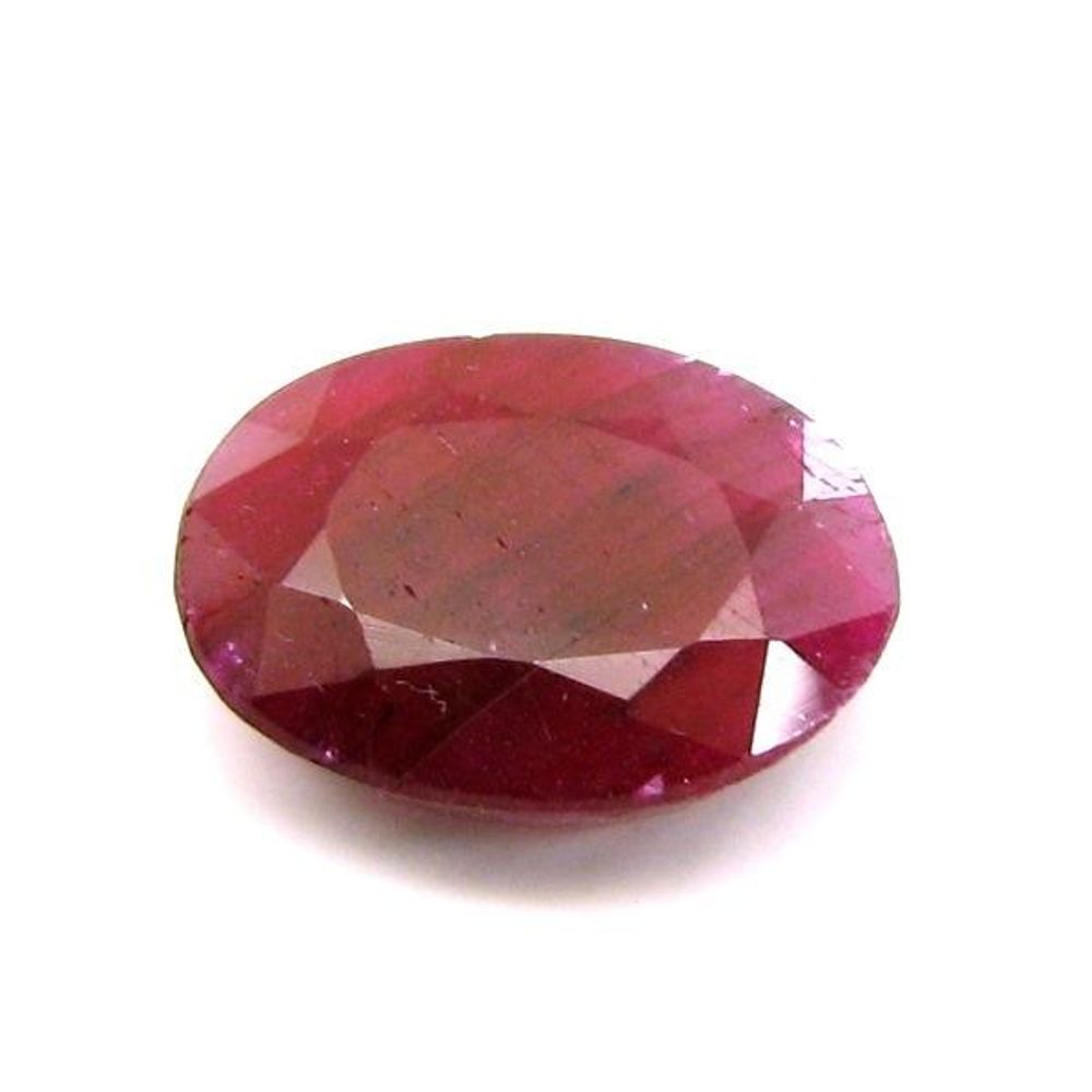 8.8Ct-Natural-Untreated-Ruby-Oval-Faceted-Gemstone