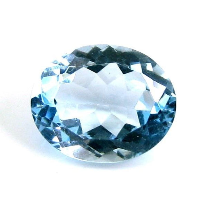 CERTIFIED-4.06Ct-Natural-Blue-TOPAZ-Oval-Faceted-Clear-Gemstone