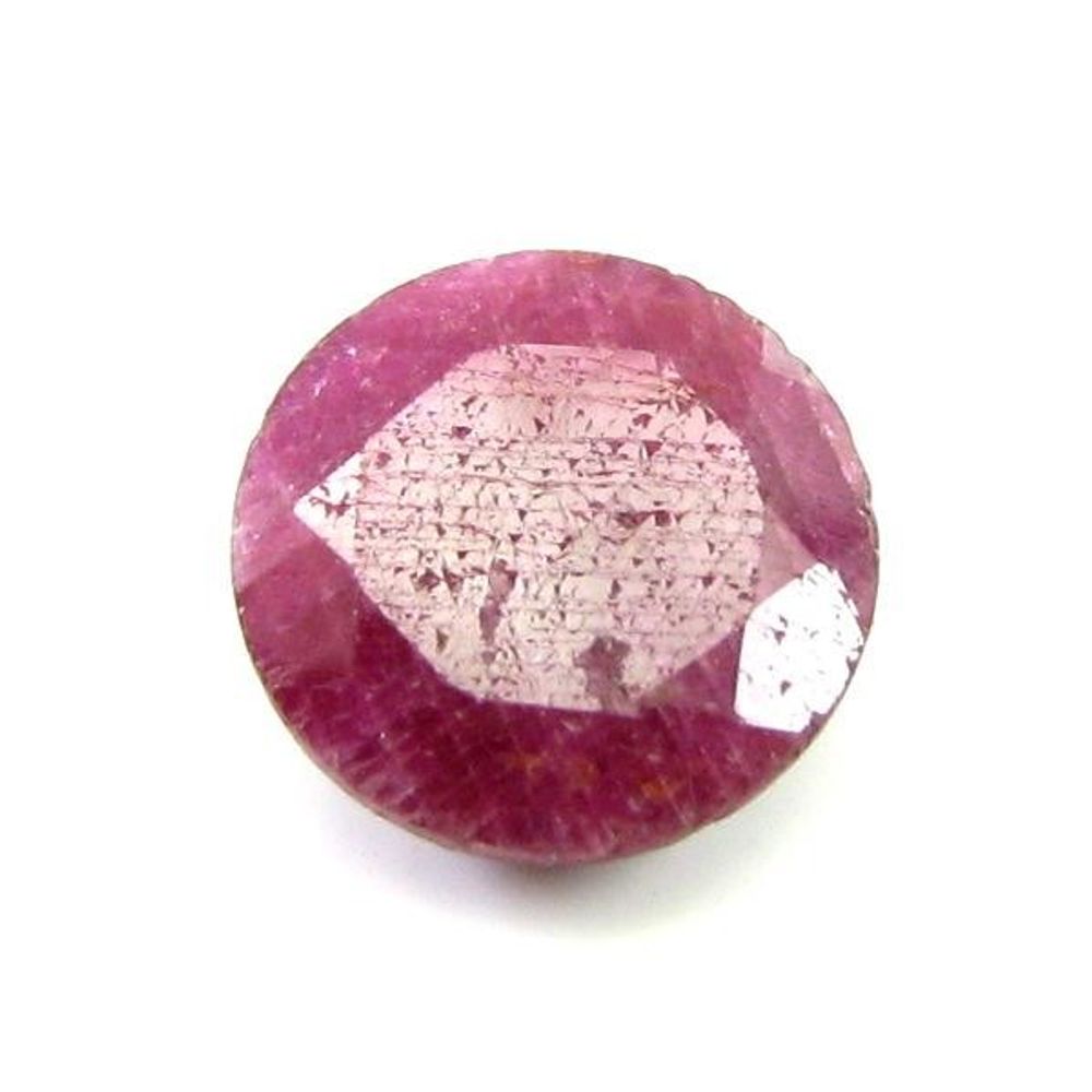 3.3Ct-Natural-Untreated-Ruby-(MANIK)-Round-Cut-Rashi-Sun-Gemstone