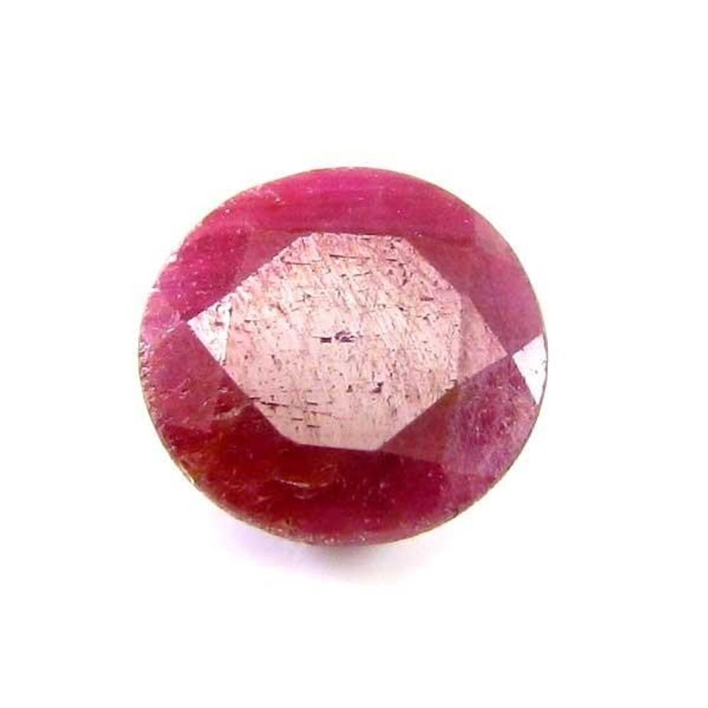 2.85Ct-Natural-Untreated-Ruby-(MANIK)-Round-Cut-Rashi-Sun-Gemstone