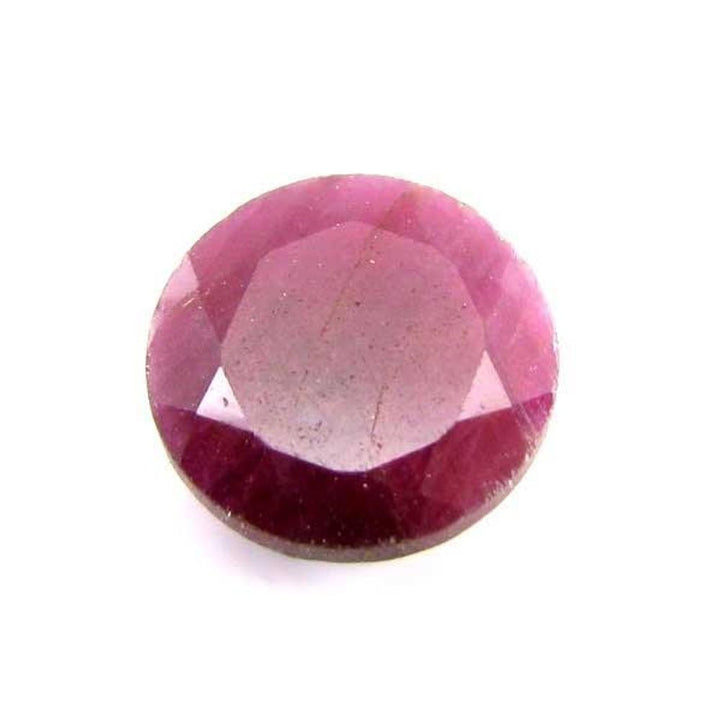 3.7Ct-Natural-Untreated-Ruby-(MANIK)-Round-Cut-Rashi-Sun-Gemstone