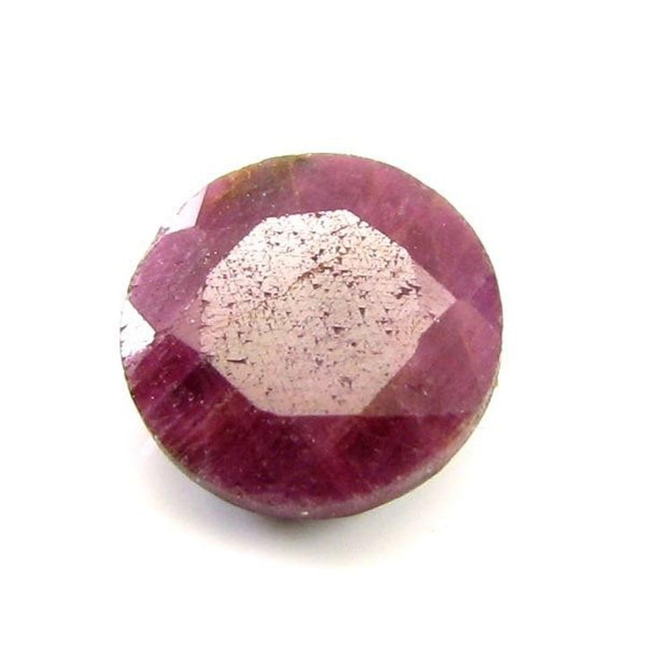 3.65Ct-Natural-Untreated-Ruby-(MANIK)-Round-Cut-Rashi-Sun-Gemstone