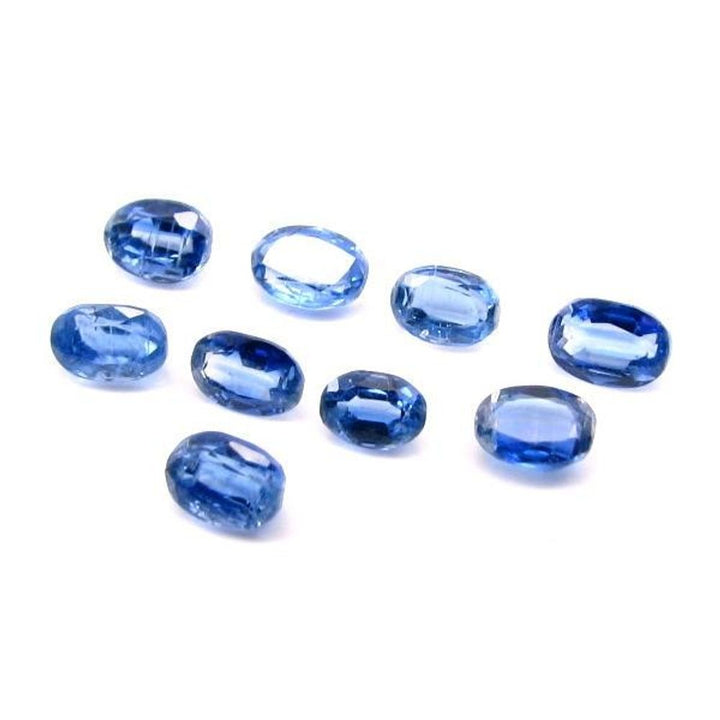 7.5Ct 9pc Lots Natural Blue Nepal Kyanite Oval Faceted Gemstone