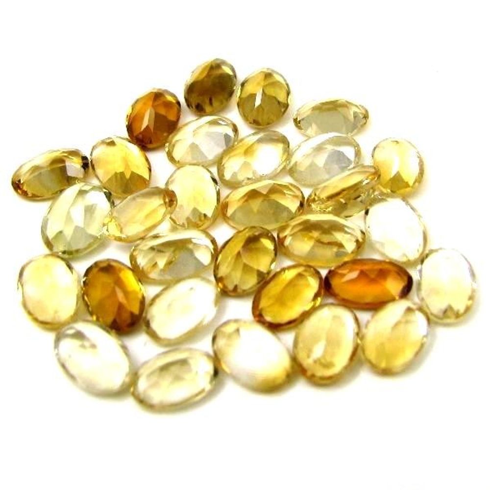 17.7Ct 81pc Wholeslae Lot Natural Yellow Citrine 6mm Marquise Faceted Gemstones