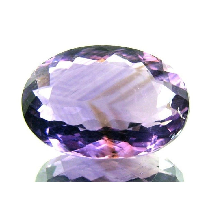 Certified-18.23Ct-Natural-Amethyst-(Katella)-Cushion-Checker-Faceted-Gemstone