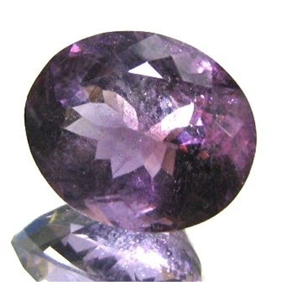 11.25Ct Natural Oval Cut Purple Amethyst Gemstone