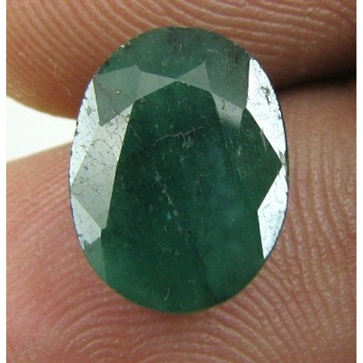 3.35Ct-100%-Natural-Untreated--Emerald-Oval-Cut-Gemstone