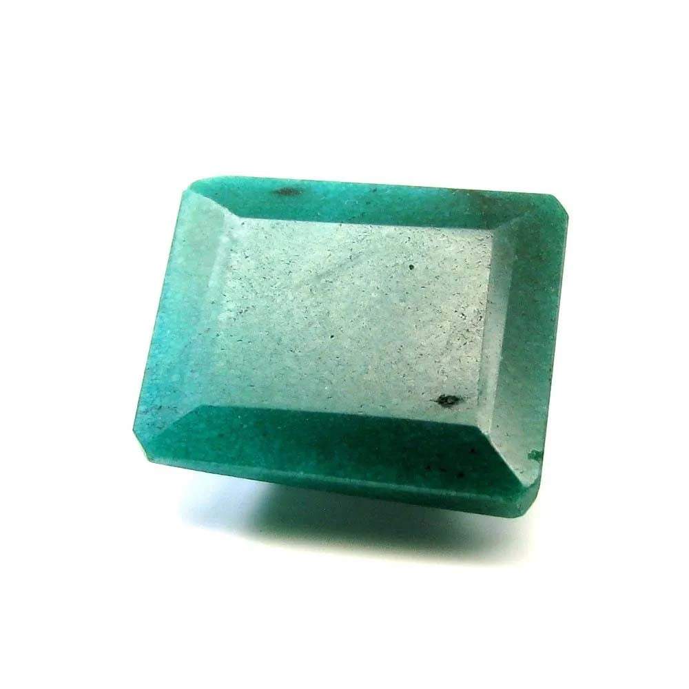 Huge 177.5Ct Natural Brazilian Green Quartz Gemstone in Emerald Color Rectangle