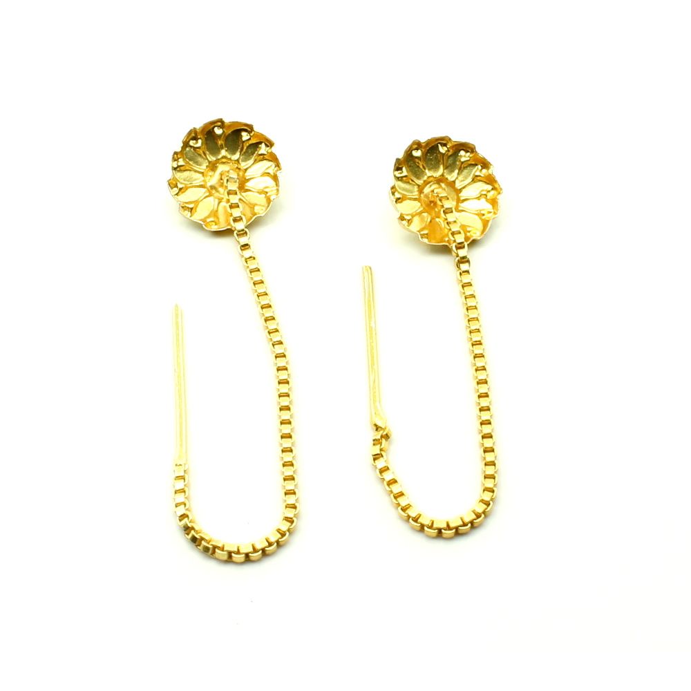 Sui Dhaga Gold Earrings Images 2024 | towncentervb.com