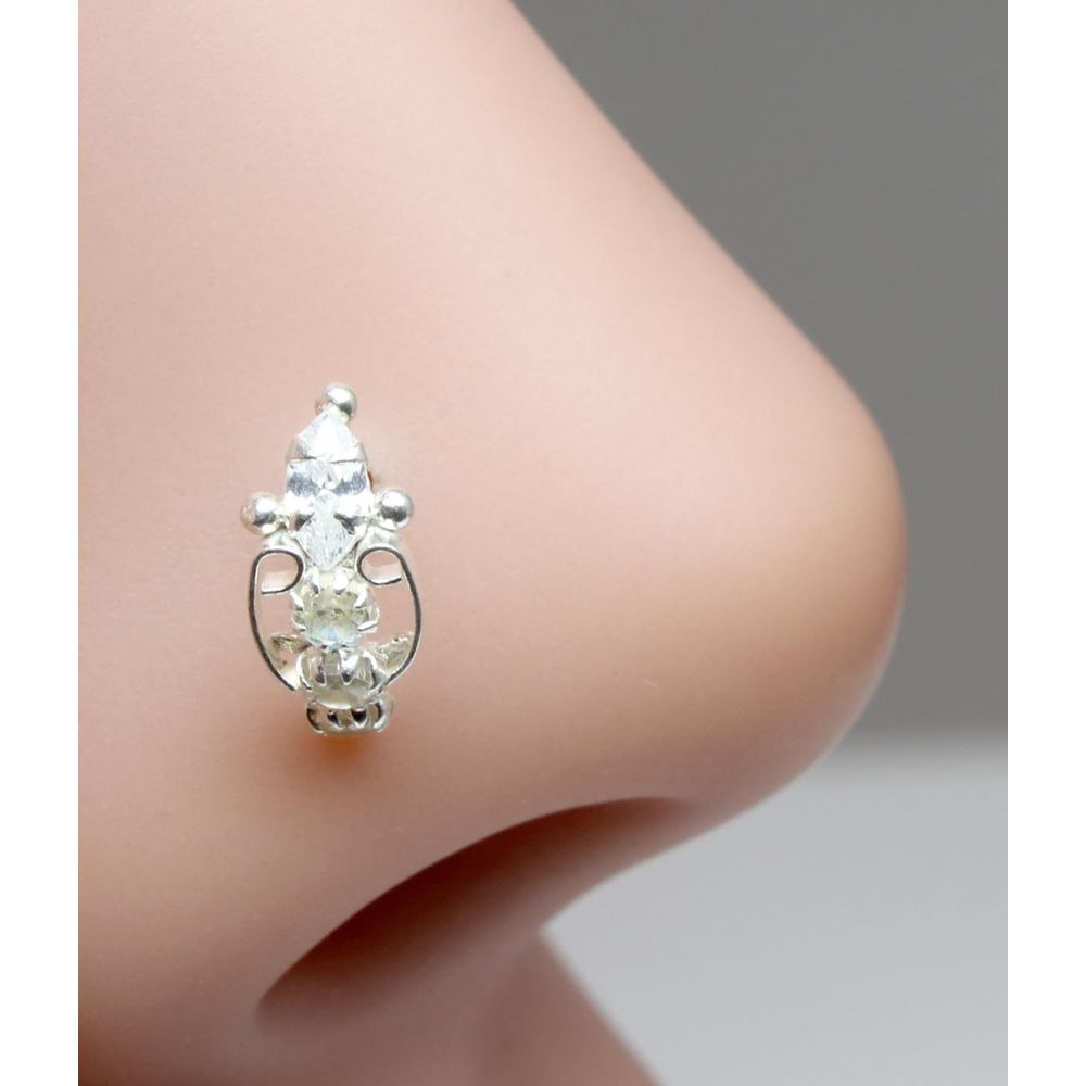 ethnic-indian-925-sterling-silver-white-cz-studded-corkscrew-nose-ring-22g-8337