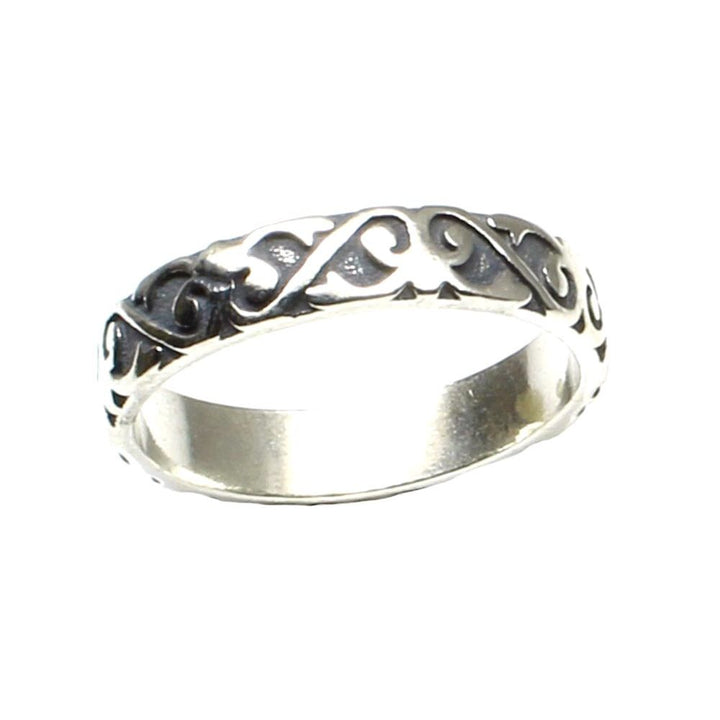 Real Solid Silver Ring Plain Unisex Band 22 / 62 no. Size