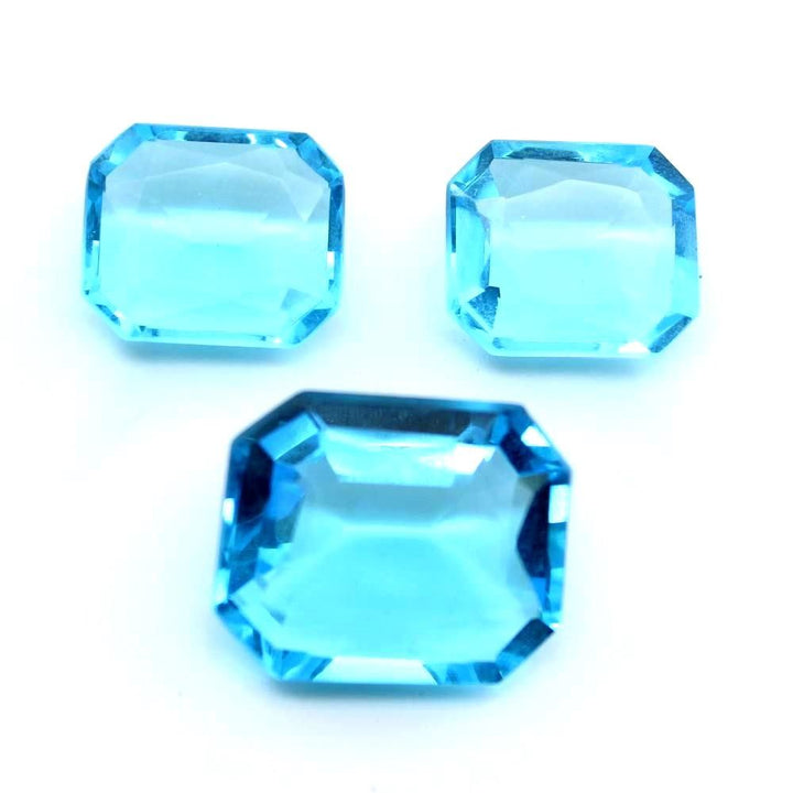3pc-set-for-pendant-earrings-synthetic-glass-cut-stones-blue