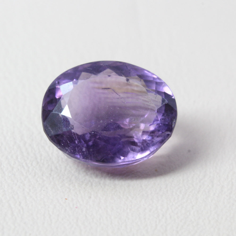 10.15Ct Natural Amethyst (Katella) Oval Faceted Purple Gemstone