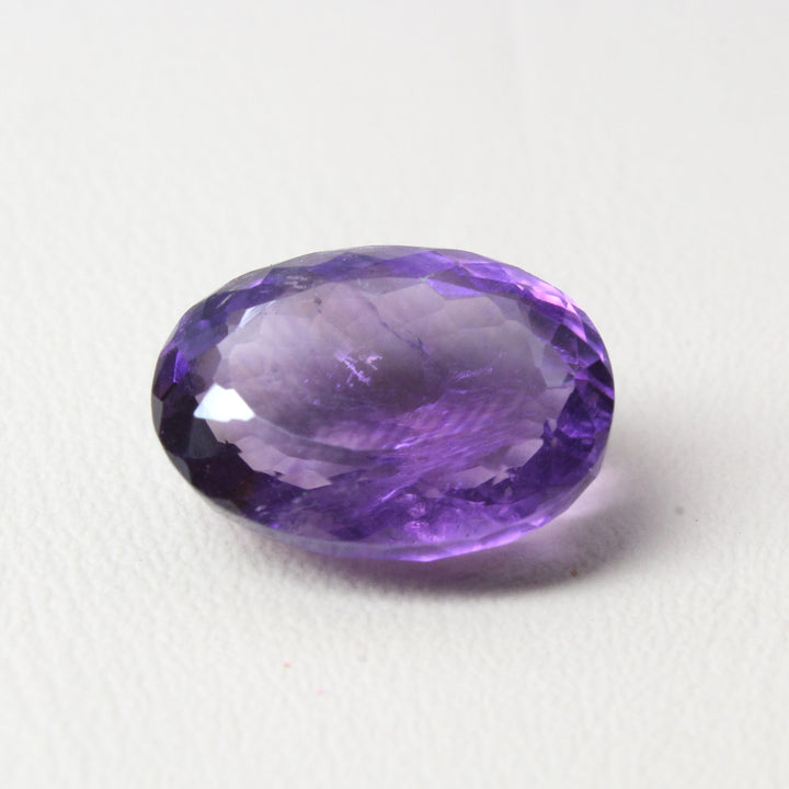 10.2Ct Natural Amethyst (Katella) Oval Faceted Purple Gemstone
