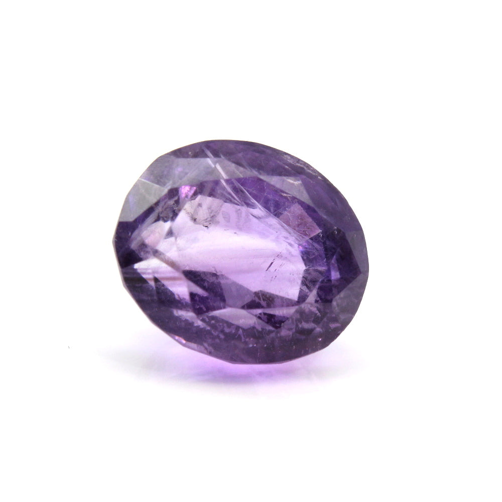 9.1Ct Natural Amethyst (Katella) Oval Faceted Purple Gemstone