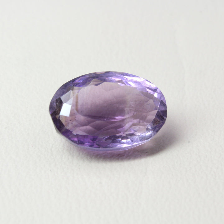 8.95Ct Natural Amethyst (Katella) Oval Faceted Purple Gemstone