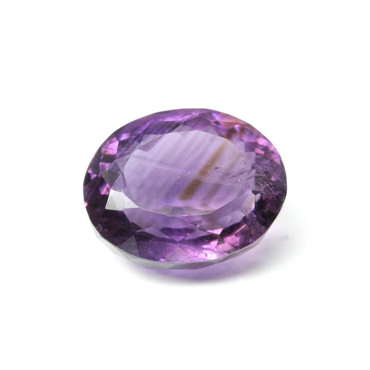 9.5Ct Natural Amethyst (Katella) Oval Faceted Purple Gemstone