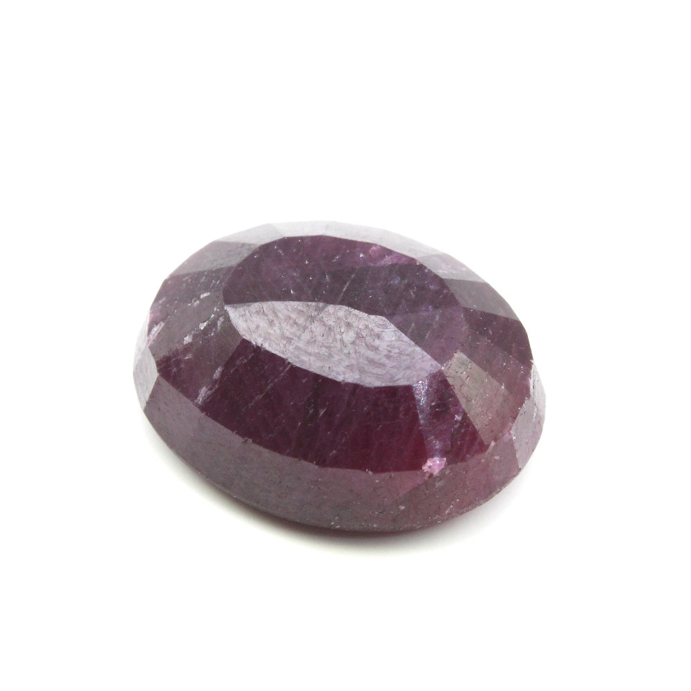 CERTIFIED 9.27Ct Natural Untreated Ruby (MANIK) Oval Faceted Rashi Sun Gemstone