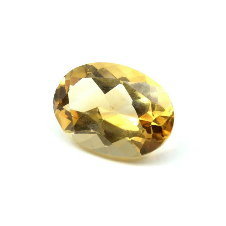 Certified 5.42Ct Natural Yellow Citrine (Sunella) Oval Faceted Gemstone