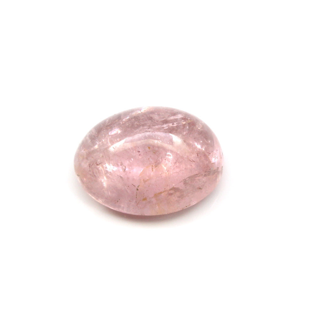 Certified 2.96Ct Natural Pink Tourmaline Oval Cabochon Gemstone