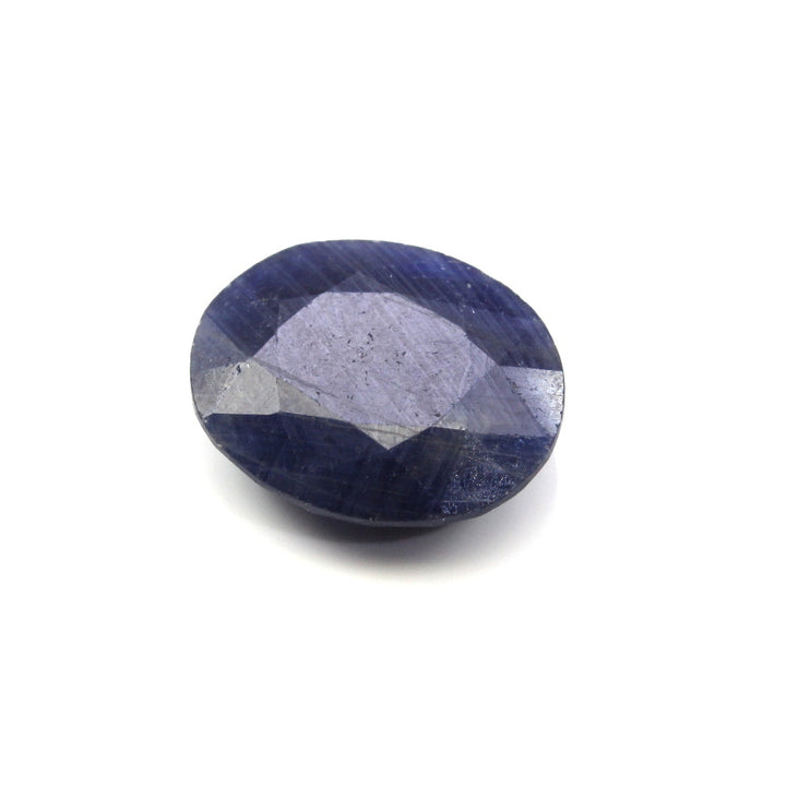 Certified 5.43Ct Natural Blue Sapphire (Neelam) Oval Cut Gemstone