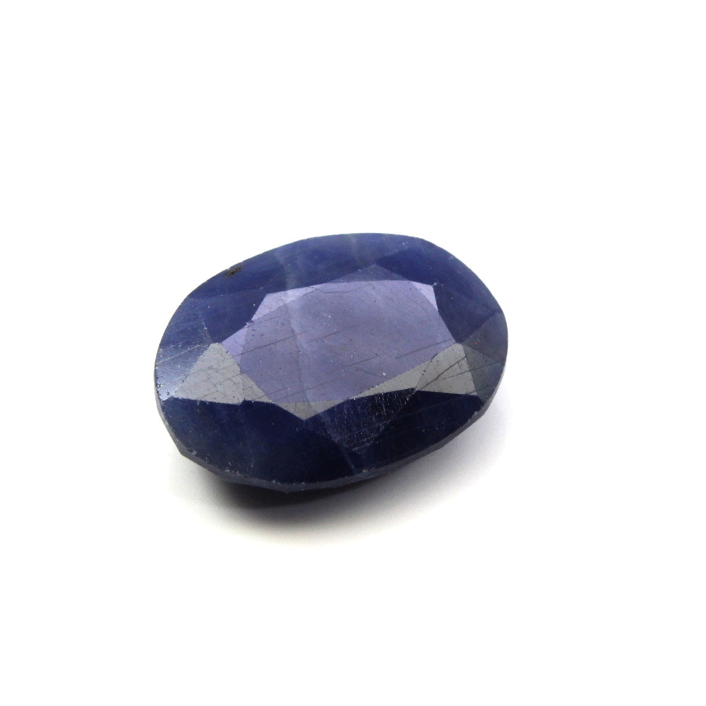 Certified 5.28Ct Natural Blue Sapphire (Neelam) Oval Cut Gemstone