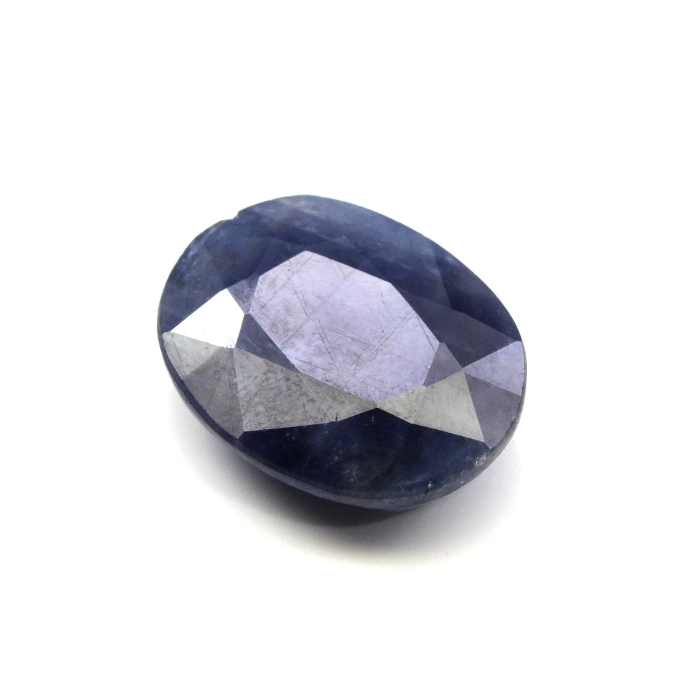 Certified 9.39Ct Natural Blue Sapphire (Neelam) Oval Cut Gemstone