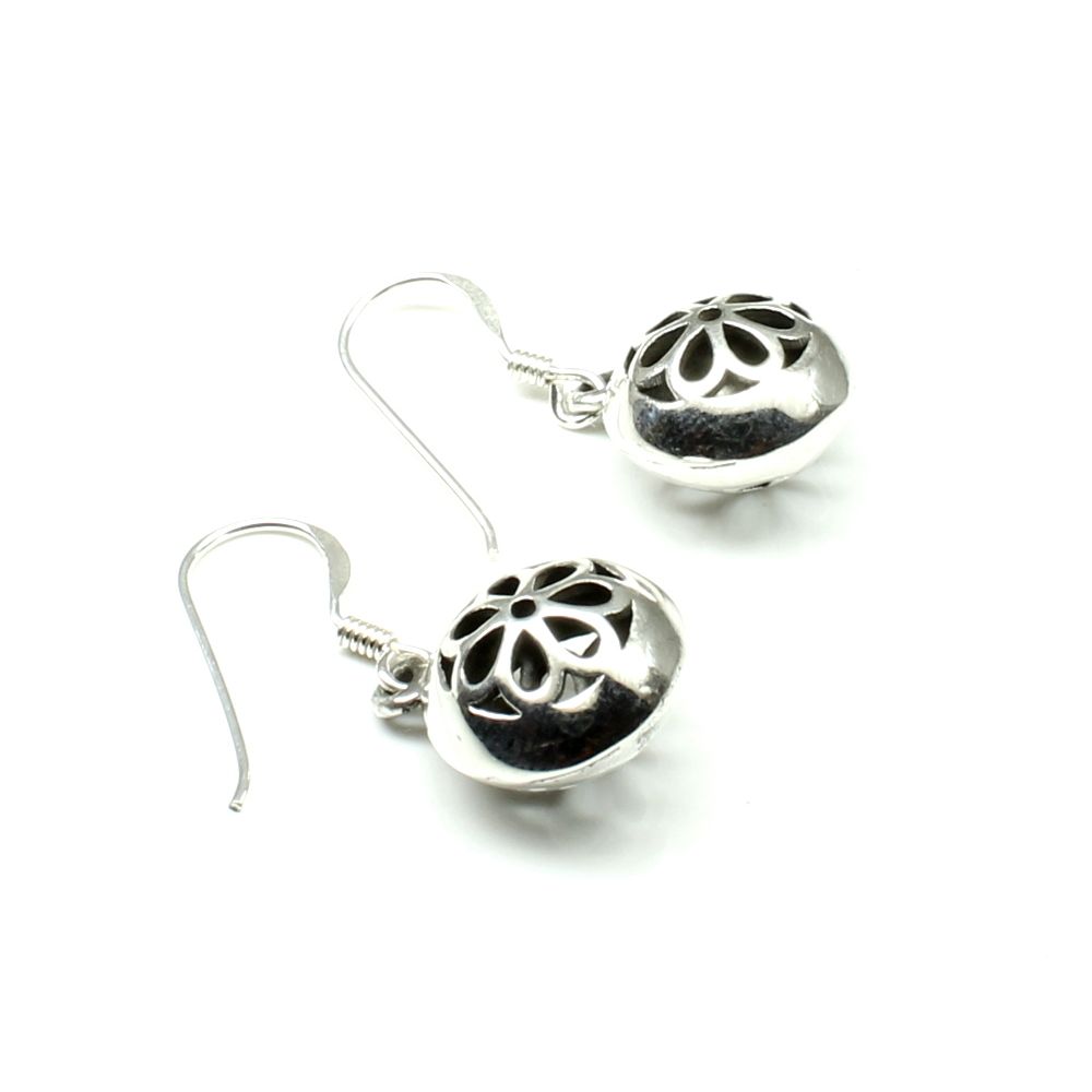Classic Ball Earrings  Sterling Silver  H Studio Jewelry