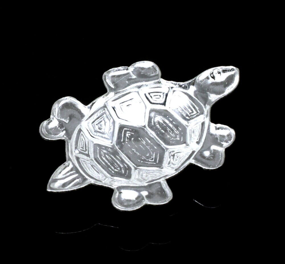 Pure Silver Tortoise turtle for Vastu and red book remedies